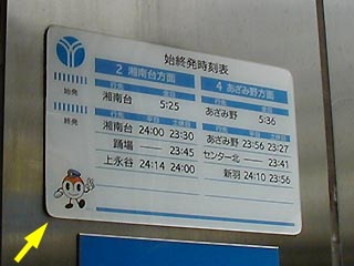 関内駅始終発時刻表